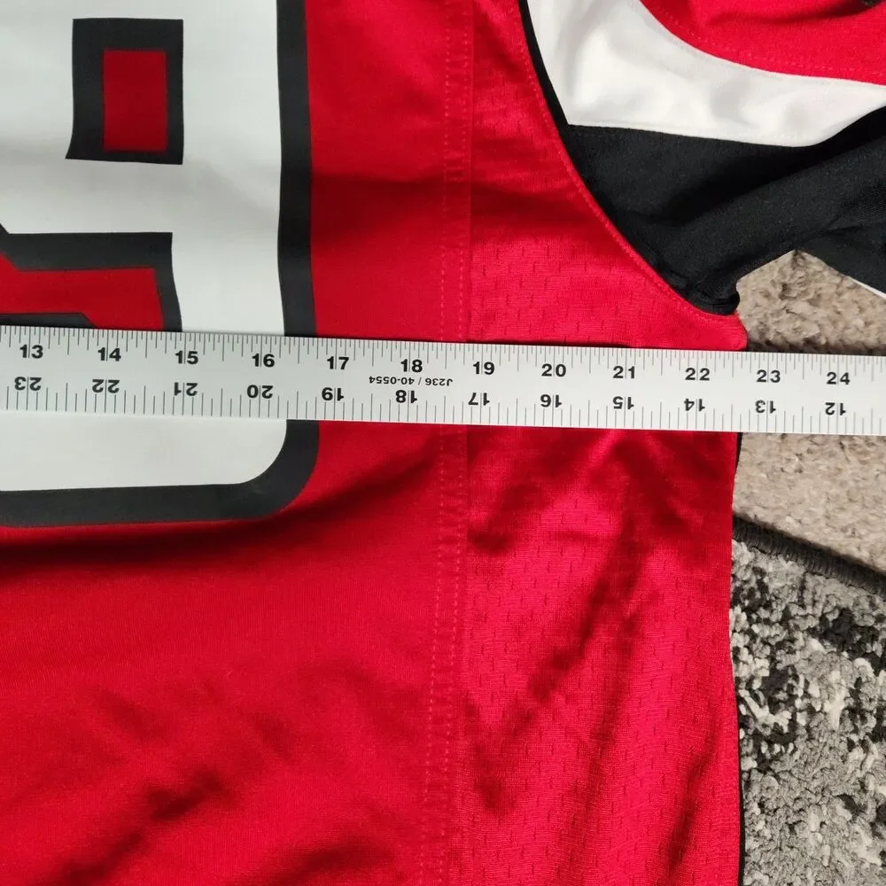 Atlanta Falcons Jersey Mens Large Red NFL Football Nike On Field Steven Jackson